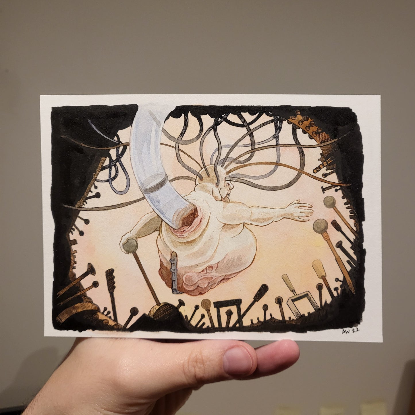 Original Artwork: The Daedal (Slate & Chalcedony)