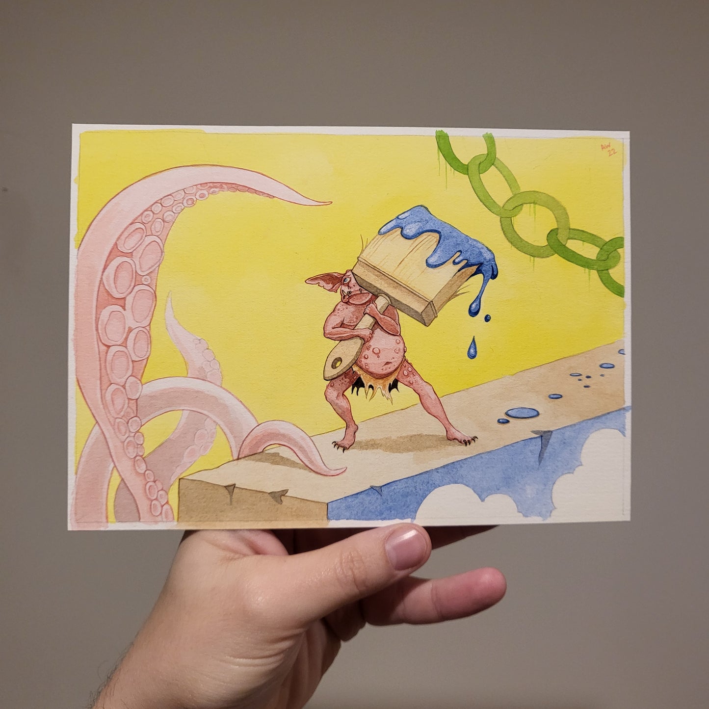 Original Artwork: Gremlin (The Big Squirm)