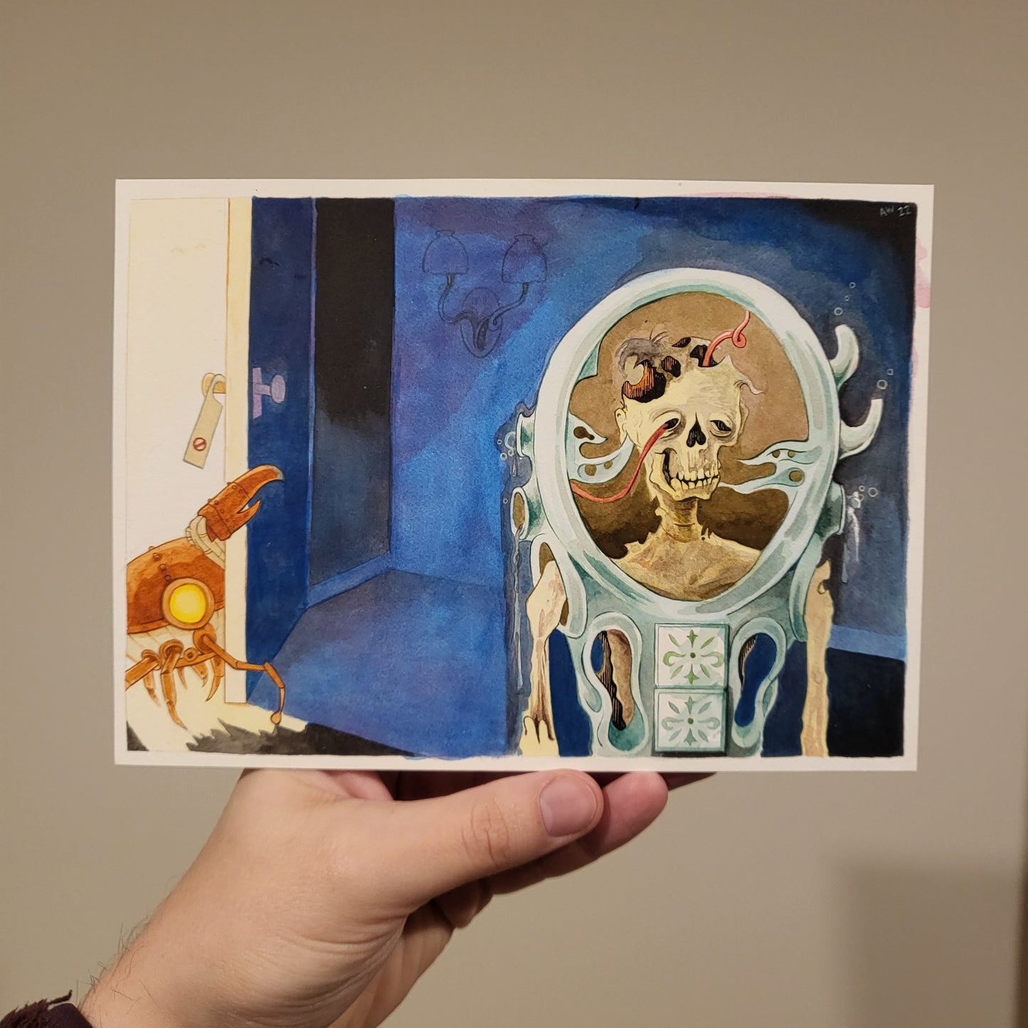 Original Artwork: Porcelain Speaker (The Big Squirm)