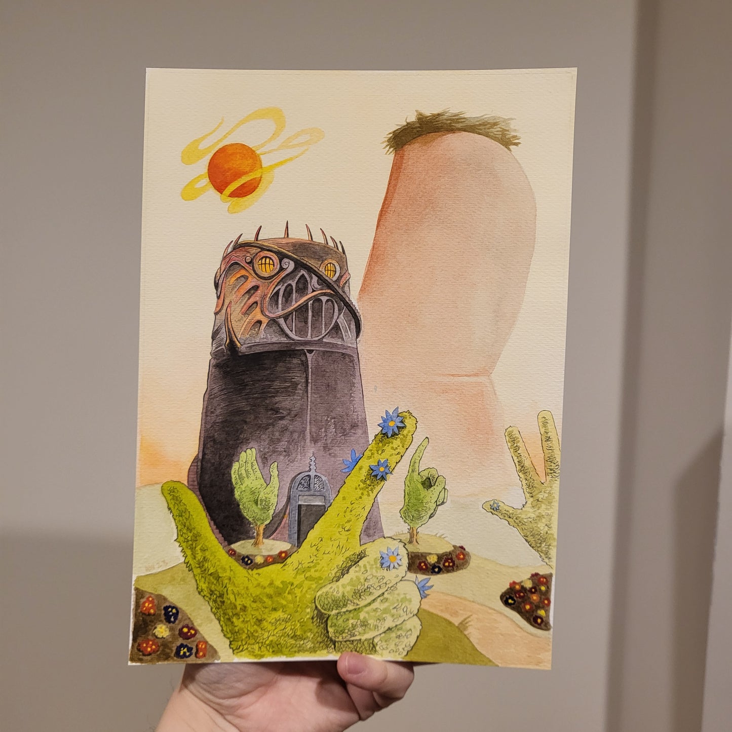 Original Artwork: Rezkin's Folly (The Hand of God)